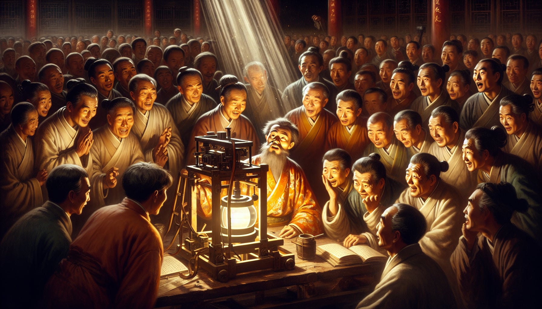 L'invenzione del primo sismografo da parte di Zhang Heng