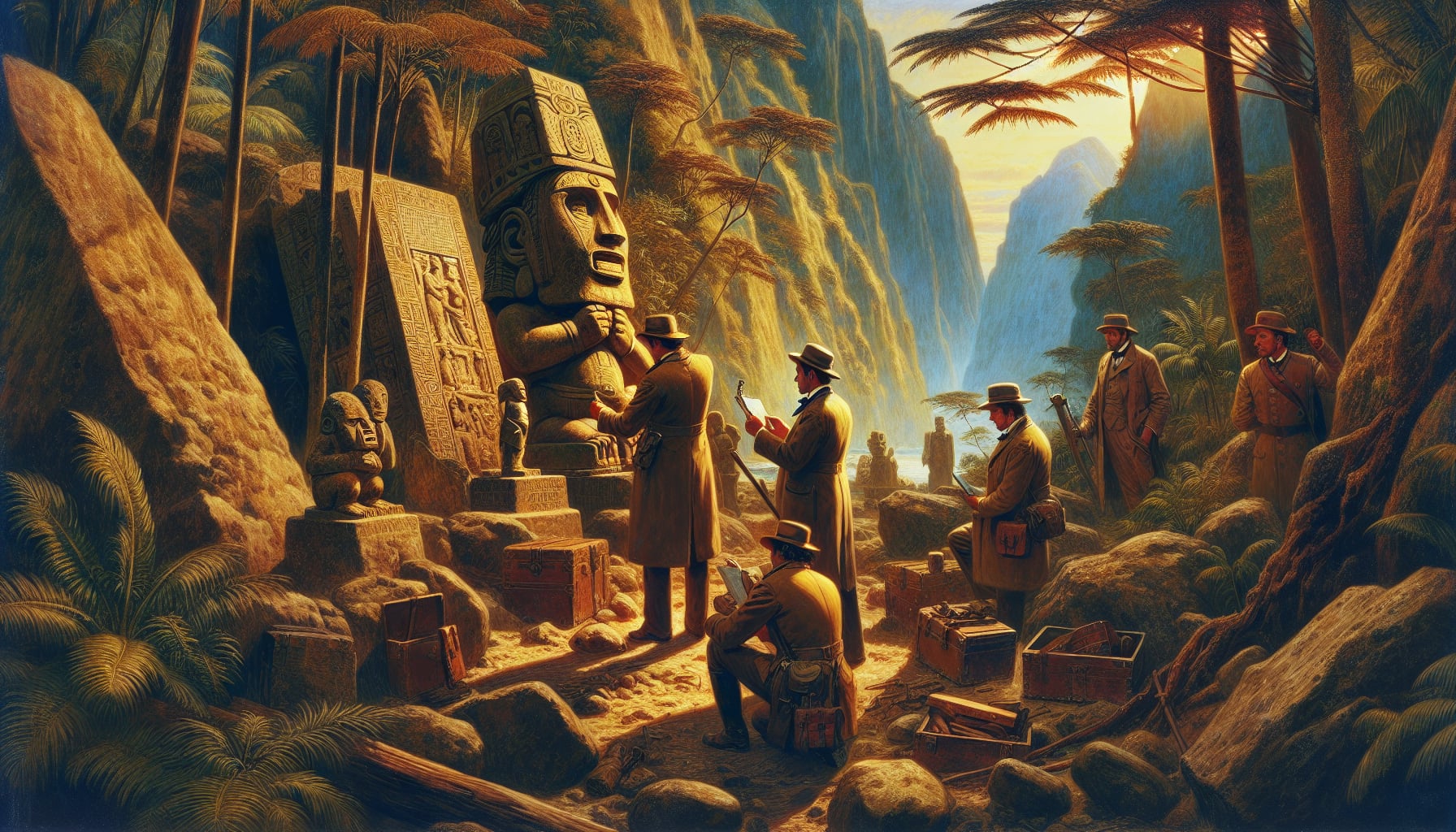 La spedizione di Friederici nell'isola di Pasqua